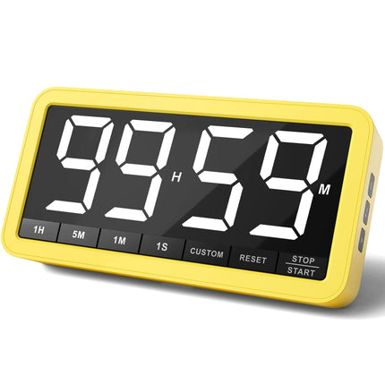 VOCOO Rechargeable Larger LED Digital Kitchen Timer Portable Magnetic Countdown Timer Cooking Timer For Classroom Kitchen