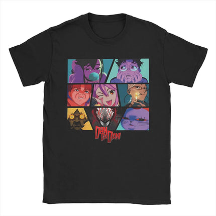 Japanese Funny Anime Dandadan T-shirt Men Women Clothing Cartoon Short Sleeve Tops High Quality Cotton Oversized Tees for Fans