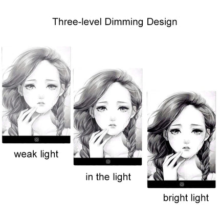 LED photocopying table drawing board children's light-transmitting copying table brightness adjustable night light notepad toy