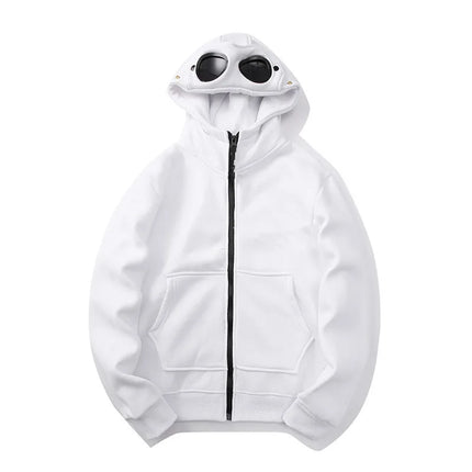 2025 Hot Selling Foreign Trade Men's Glasses Casual Round Neck Handsome Simple Leisure Outdoor Sports Hooded Glasses Hoodie