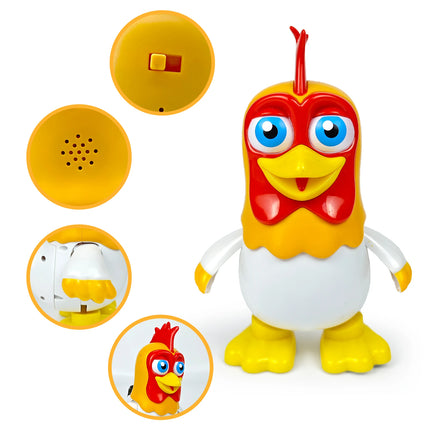 La Granja de Zenon Chicken Baby Toys Dancing Chicken Bartolito Children's toys Musical Penguin Toys Birthday Gifts
