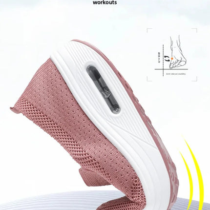 Sports Women's Spring Sneakers New Mesh Breathable Lightweight Casual Walking Women Shoes Breathable Shoes Zapatos De Mujer