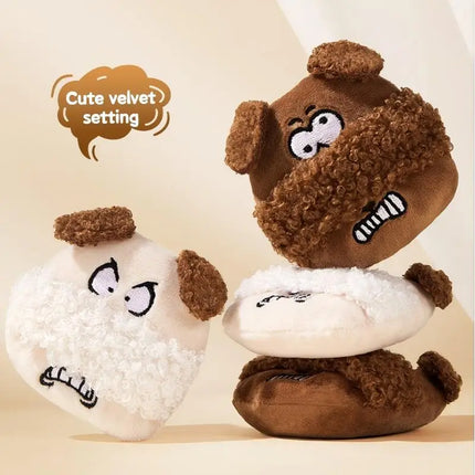 GECOMO Soft Plush Powder Puff for Loose Powder Setting Skin-Friendly Comfortable Flocking Makeup puff
