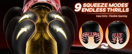 Adult Male Sex Toy Penis Stimulator Massager 9 Vibration Rotation Suction Modes USB Rechargeable Masturbation Cup Adult Supplies