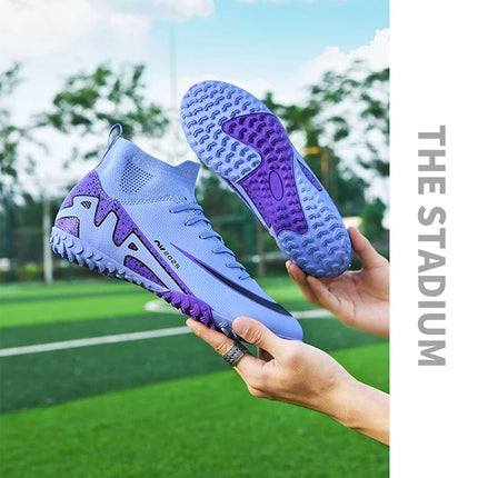Original Men Football Field Boots Professional Society Indoor Boys Soccer Shoes Match Training Resistant Kids Football Shoes