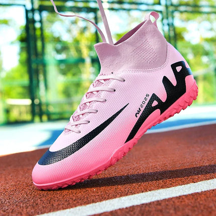 Original Men Football Field Boots Professional Society Indoor Boys Soccer Shoes Match Training Resistant Kids Football Shoes