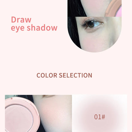 HerorangeHR402 Serbuk Serbuk Monokrom Kalis Air Panjang Tahan Lama Plat Peach Orange Kabus Lembut Lembut Matte Semulajadi Blush