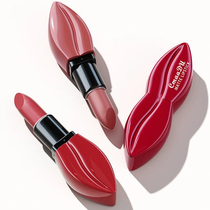 Natural Matte Velvet Lipstick Long Lasting Waterproof Nude Brown Red Professional Makeup Lip Gloss For Women