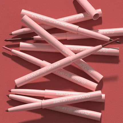 12 Colors Matte Lip Liner Set Long-Lasting Waterproof Lip Pencils with Precise Application Smooth Texture for Defined Lip Contou