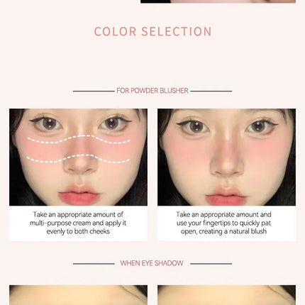 Daimanpu Ice Night Cube Blush Balm — Skin-Tone Enhancing, Matte Nude Finish, Long-Wearing, Girlie Appeal