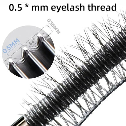 Eyelash Primer Thick Thin Curling Shape Natural Long Lasting Mascara With Thread 3D Brush Head Women Make Up