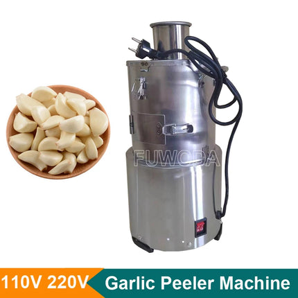 Electric Garlic Peeler Machine Garlic Peeling Machine Stainless Steel Commercial Whole Garlic Skin Remover Peeler Machine