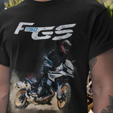 208@EY B.MW F 750 GS Motorcycle Adventure T Shirt Dual Sport Tee for GS Touring Riders Off Road Fans Dakar Style Travel Gift for
