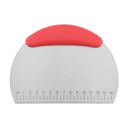 Stainless Steel Pastry Cutter Dough Scraper Pizza Chopper with Ergonomic Handle Kitchen Baking Tools for Flour Scale Dough