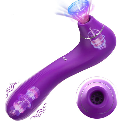 Female Sucking Vibrator Clitoris Stimulator G Spot Dildo Nipple Oral Blowjob Vacuum Clit Sucker Adult Sex Toys for Women
