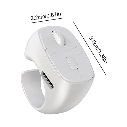 BT 5.3 Remote Control Mouse Video Flipping And Browsing Finger Ring Mouse Scrolling Ring Wireless Camera Shutter Selfie Button