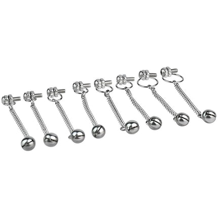 QKKQ Stainless Steel Animal Teeth Nipple Clamps With Adjustable Chain Breast Restraints Female Masturbation Sex Toys BDSM Slave