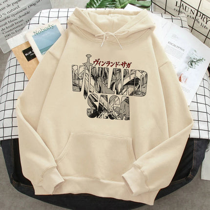 Thorfinn Vinland Saga Vinrando Saga hoodies women graphic aesthetic gothic japanese Hooded Shirt Pullover female vintage sweater