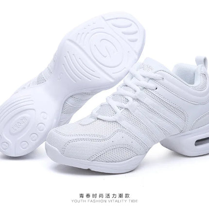 Large Size Women's Dance Shoes Soft Outsole Woman Breath Jazz Hip Hop Shoes Sports Sneakers Ladies Girl Modern Jazz Dancing 2025