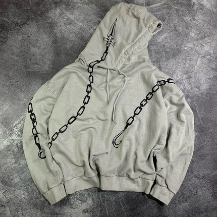 Kurapika Graphic Hoodies Grunge Streetwear Sweatshirt Tops Oversized Hoodie Gothic Harajuku Hunter × Hunter Y2k Gym Men Clothing