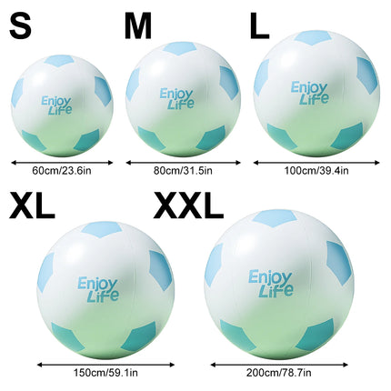 1PC Big Inflatable Giant Soccer Ball Large Inflatable Beach Sport Ball Pool Party Decoration Toys Oversized Jumbo Beach