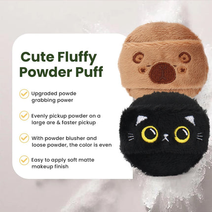 Female Makeup Blender Cosmetic Puff Powder Cute Cartoon Puff Portable Soft Cosmetic Puff Women Make up Tools Kawaii Makeup