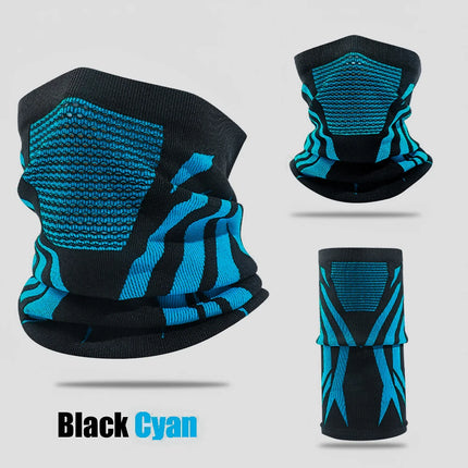 Windproof Warm Zebra Striped Face Mask/Scarf - Ideal for Motorcycle, Running, Skiing, Snowmobile - Winter Outdoor Protection