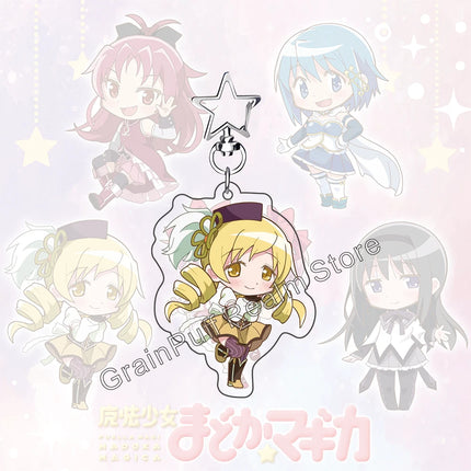 Puella Magi Madoka Magica 2026 Edition Acrylic Standee & Keychain | Madoka Homura Mami Sayaka Kyoko Collection Official Merch