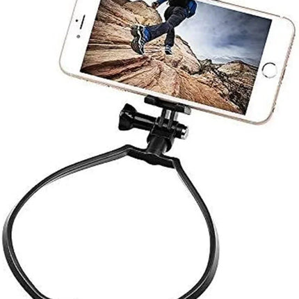 Hands Free Wearable Neck Mobile Phone Stand Universal Hanging Tripod Suporte for IPhone GoPro Go Pro Video Selfie Stick Holder