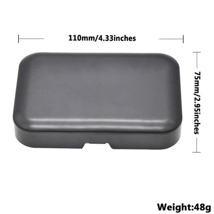 Portable 110mm*75mm Tobacco Box for Store Smoking Pipes Lighter Plastics Cigarette Case Herb Smoking Accessories