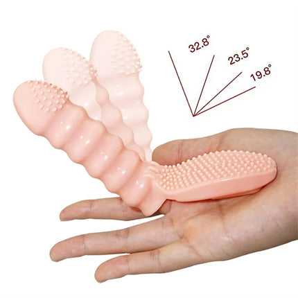 Finger Vibrators Dildo Clitoris Stimulation G Spot Massage Brush Vibrating Finger Sleeve Sex Toys For Women Adult Sex Product