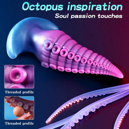 Wearable Anal Plug Octopus Dildo G-Spot Stimulation Wear Butt Plug Fake Dildo Mini Buttplug Analplug For Women Men
