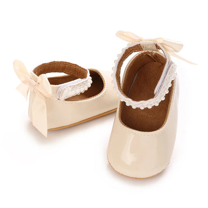 Spring and Autumn Bow Baby Princess Shoes Baby Shoes Baby Shoes Soft soled Anti slip Sneakers
