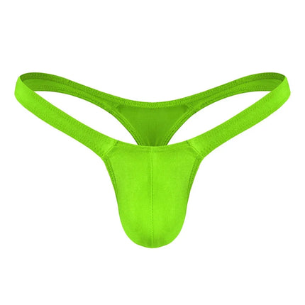 Sexy Solid Color Thongs Low-Rise Simple T-Back Thong Bluge Pouch Briefs G-String Bikini Underwear Man Thong For Men