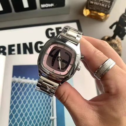 Fashion Digital Display Dynamic Watch Vintage y2k Waterproof Quartz Wristwatch for men Square Shape Cool watches reloj hombre