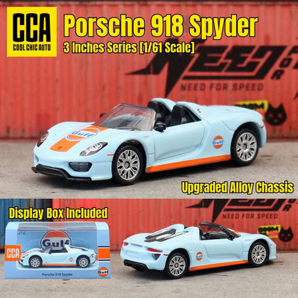 CCA 1/64 Diecast Toy Car Model Display Box Porsche BMW Volkswagen Lamborghini Chevrolet Ford Free Wheels Collection Miniature