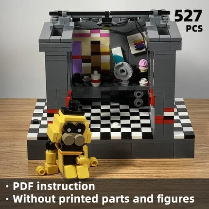 Pizzeria Retro Fantastic - 298 Piece Building Blocks MOC