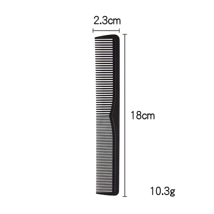 5 Pieces Carbon Fiber Wide Tooth Hair Comb Fine Cutting Styling & Trimming for Men & Women Salon And Home Use