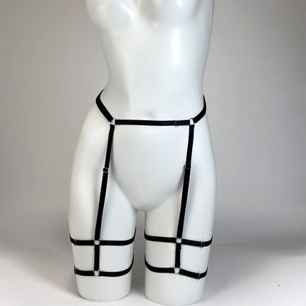 Women Elastic Thigh Garter Belt Leg Strap Punk Exotic Clothing Suspender Gothic Body Harness Daily Wear or  Holiday Accessories