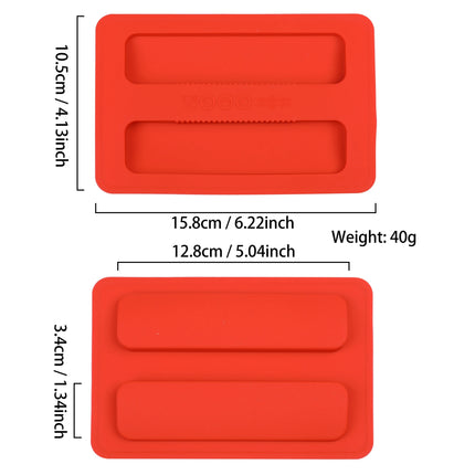 1/2pcs Toaster Dustproof Cover BPA-Free Food-Safe Silicone Toasters Protector Lid for Blocks Dirt Bugs Pet Hair Kitchen Gadgets