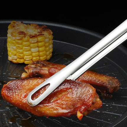 1Pcs 304 Stainless Steel Food Tongs Long Handle Non-Slip Barbecue Tongs Steak Tongs Kitchen Cooking Tools Kitchen Accessories