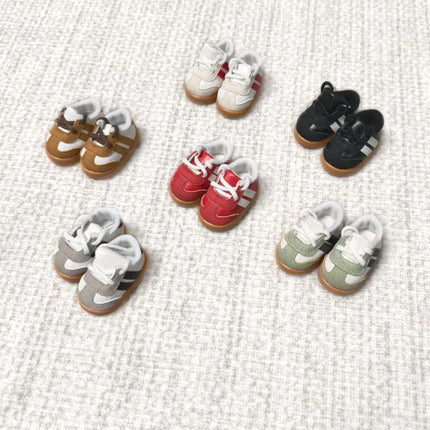 For 20CM Zsiga 1/8 1/6 BJD Doll Casual Board Shoes & German Training Shoes Set - Doll Footwear Accessories (No Doll)