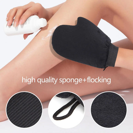 Tanning Gloves Cream Lotion Mousse Body Cleaning Glove Self Body Glove for Loving Tan Bronzing Streak-Free Tan