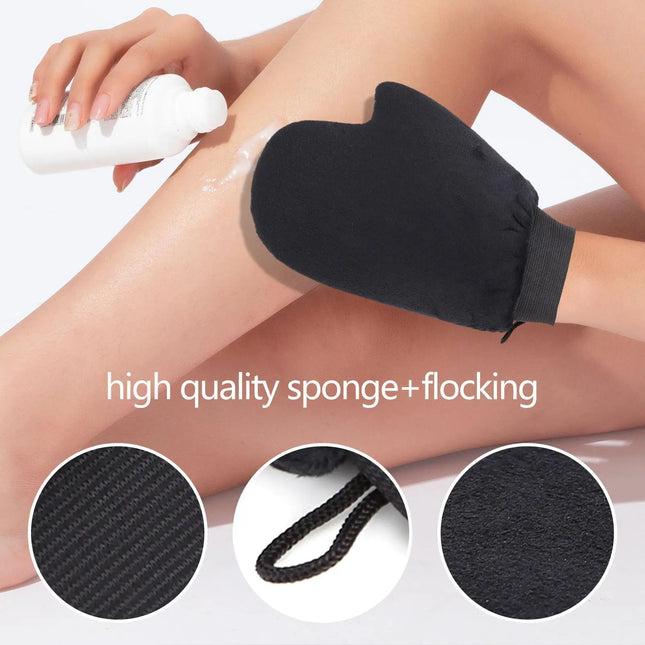 Tanning Gloves Cream Lotion Mousse Body Cleaning Glove Self Body Glove for Loving Tan Bronzing Streak-Free Tan