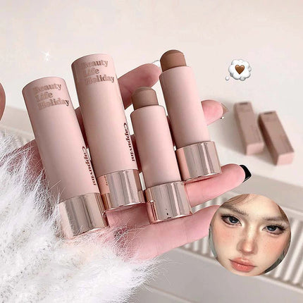 Nose Shadow Contour Stick Natural Matte Gray Coffee Nose Shadow 3D Contouring Bronzer Long Lasting Silky Shading Powder Makeup