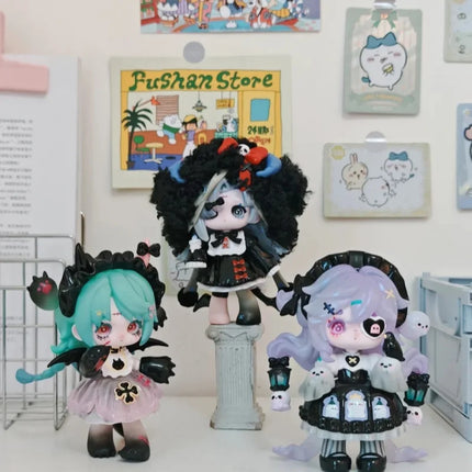 Genuine Ninita·Revelation Of The Witch Series Pvc Blind Box Cute Anime Figures Collectible Desktop Ornaments Toy Girls Gift