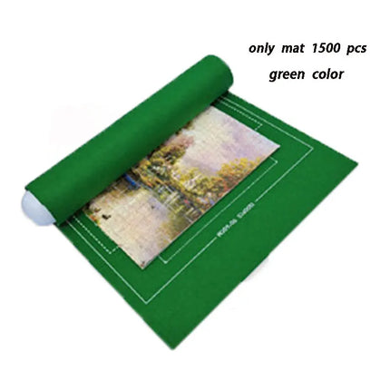 Puzzles Mat Jigsaw Roll Felt Mat Play mat Puzzles Blanket For Up to 3000 Pieces Puzzle Accessories Portable Travel Storage bag