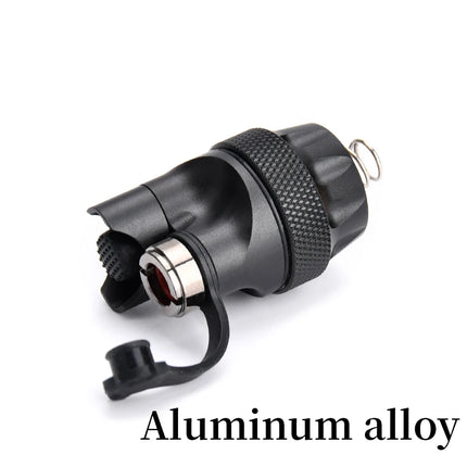 Tactical Surefire DS00 Scout Light Rear Cap Metal Tail Cap Dual Function Pressure Switch Cover Compatible with ST07 SR07 Switch