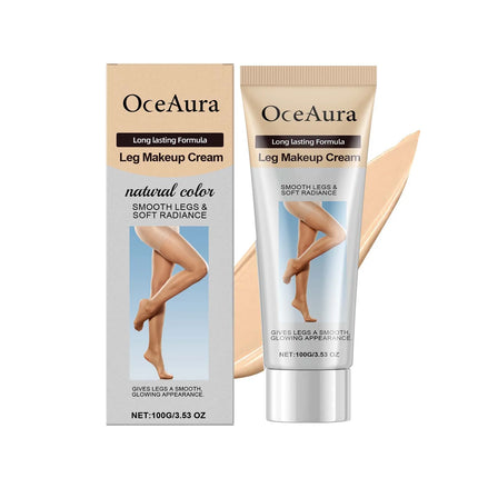 100g Leg Makeup Cream Even Skin Tone Body Foundation Waterproof Long Lasting Body Concealer Cream Natural Color Leg Makeup Fresh
