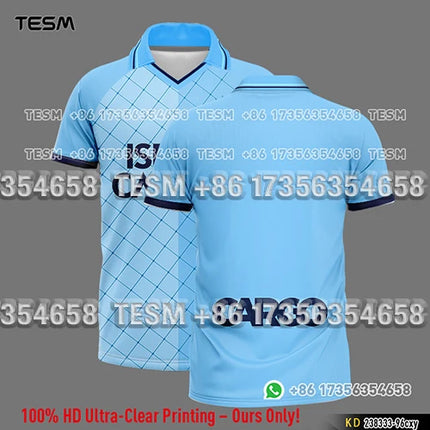 Men Sports POLO Shirt Summer Casual Short Sleeve Lapel Printed T-shirt Striped Retro Fashion Top Outdoor Team Breathable POLO